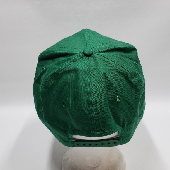 Clover Leaf Patch on Green Cap Snapback Hat Novelty Unisex - Picture 5 of 11